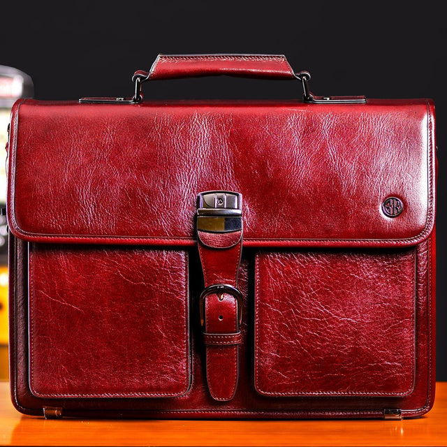 The BK Executive Briefcase (Oxblood) - Bizlist Kenya - 