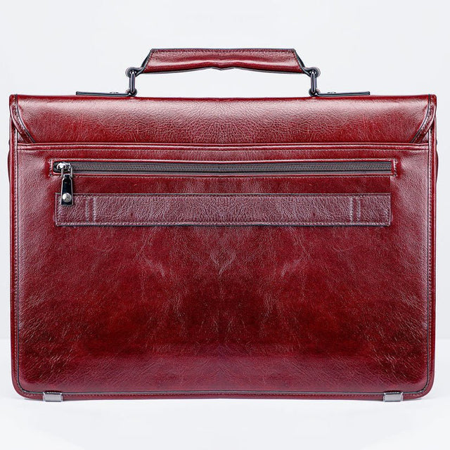 The BK Executive Briefcase (Oxblood) - Bizlist Kenya - 